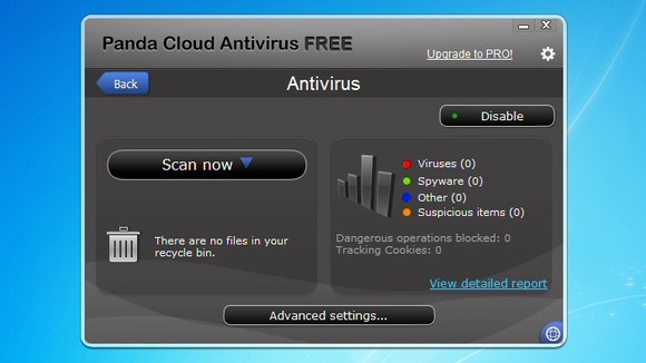  آنتی ویروس رایگان Panda Cloud