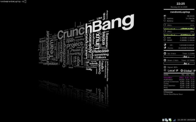 chunchbang توزیع لینوکس