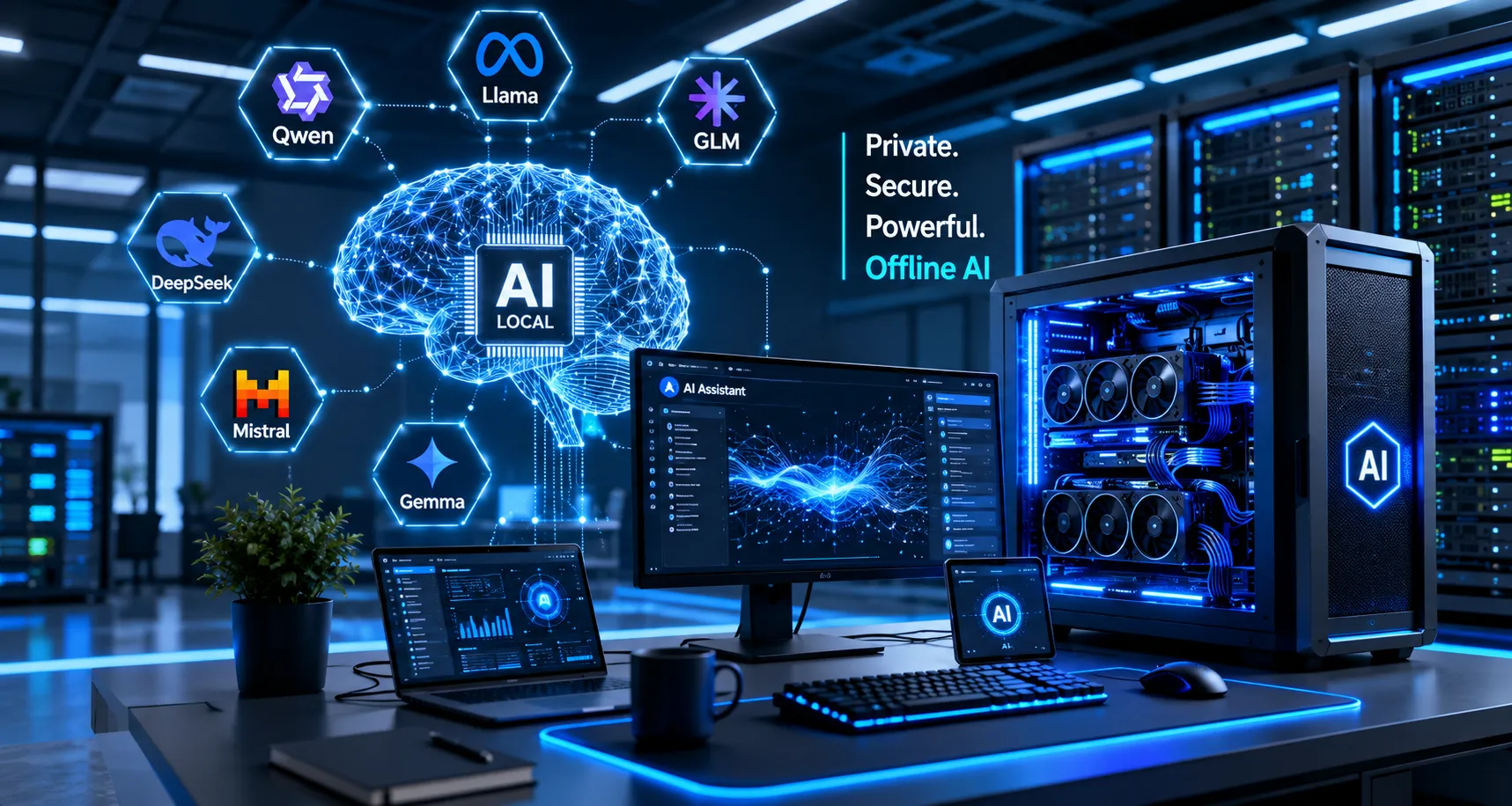 هوش مصنوعی قدرتمند را بدون اینترنت
